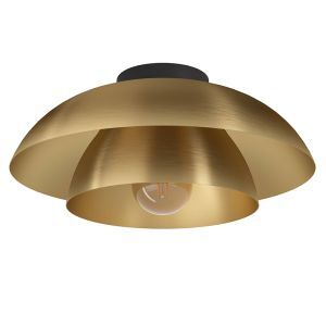 Guld modern taklampa stål, Chuck