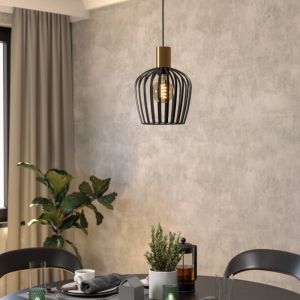 Svart industri fönsterlampa stål, Insaf
