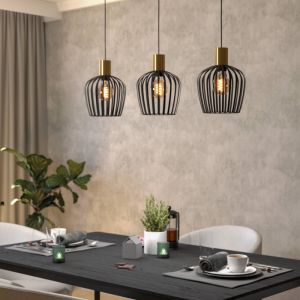 Svart industri fönsterlampa stål, Insaf