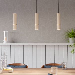 Beige modern fönsterlampa stål, Vahid
