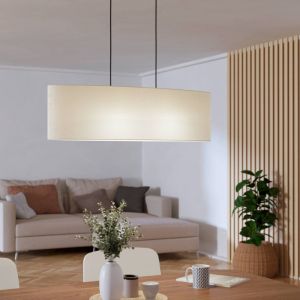Svart modern fönsterlampa tyg, Siham