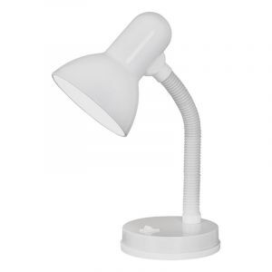 Vit skrivbordslampa plast, Granza, med brytare