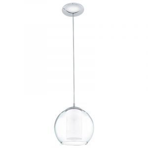 Krom design fönsterlampa glas, Silvijn