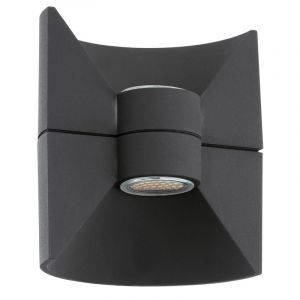 Antracit modern utelampa aluminium, Josefina, 3W, 3000K LED, IP44