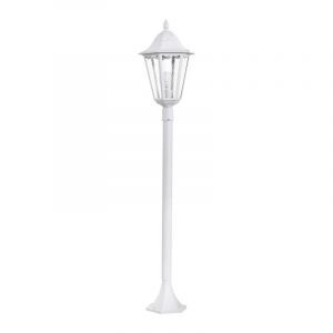 Vit klassisk utelampa aluminium, Leanna, IP44