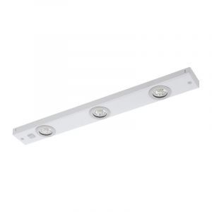 Vit modern taklampa metall, Jary, 2W, 3000K LED, med brytare
