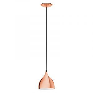 Koppar design fönsterlampa metall, Piglio