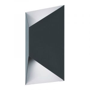 Antracit modern utelampa metall, Lyndi, 3W, 3000K LED, IP44