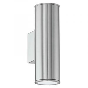 Silver modern utelampa rostfritt stål, Marlies, IP44