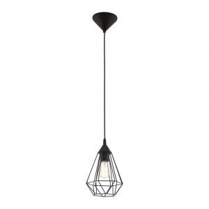 Svart industri fönsterlampa metall, Costel