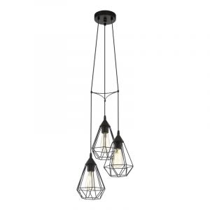 Svart industri fönsterlampa metall, Costel