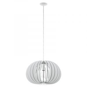 Vit rustik fönsterlampa trä, Bergama