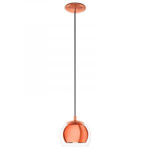 Koppar design fönsterlampa glas, Iroma
