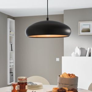 Svart modern kupollampa metall, Egine