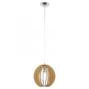 Rustik fönsterlampa trä, Bergama