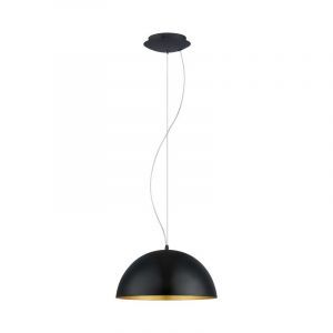Guld modern kupollampa metall, Geneva