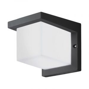 Antracit modern utelampa plast, Marcela, 10W, 3000K LED, IP54