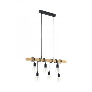 Trä fönsterlampa svart, Anton