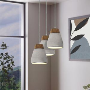 Betong fönsterlampa brun, Antonio