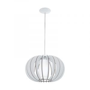 Vit rustik fönsterlampa trä, Kiran