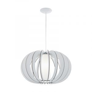 Vit rustik fönsterlampa trä, Kiran