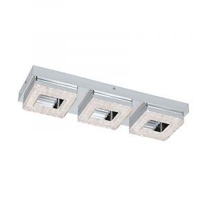 Krom modern vägglampa plast, Arjo, 4W, 3000K LED