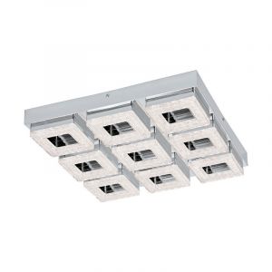Krom modern vägglampa plast, Arjo, 4W, 3000K LED