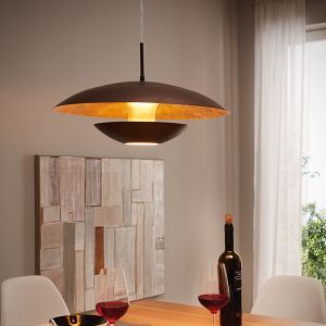 Brun modern fönsterlampa metall, Ashish