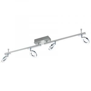 Krom modern spotlight tak aluminium, Madelinde, 3W, 3000K LED