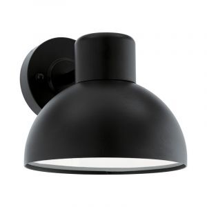 Svart utelampa plast, Bessel, IP44