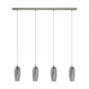 Nickel design fönsterlampa glas, Olcay