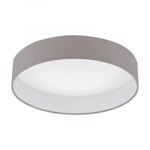 Taupe taklampa tyg, Guido, 18W, 3000K LED