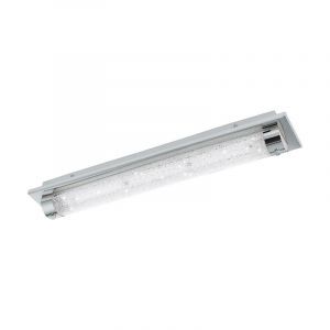 Krom design taklampa glas, Iris, 19W, 4000K LED, IP44