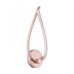 Guld design vägglampa aluminium, Josef, 11W, 3000K LED