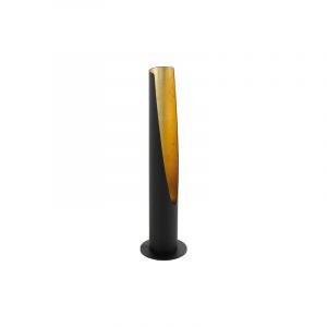 Guld modern bordslampa stål, Aloysius, med brytare