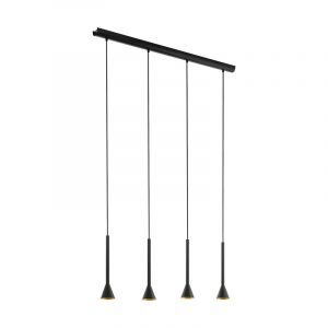 Svart fönsterlampa stål, Marielle