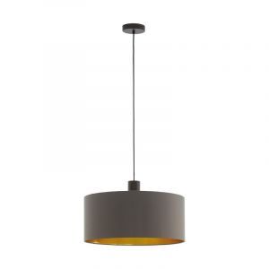 Brun modern fönsterlampa tyg, Mies