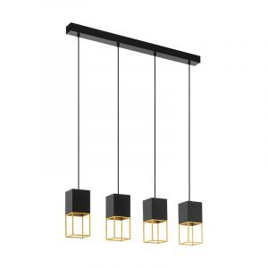 Guld modern fönsterlampa stål, Jovanny