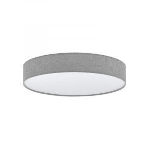 Grå modern taklampa plast, Sila, 40W, varm till kall vit justerbar LED, met fjärrkontroll