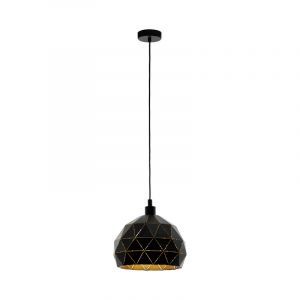 Svart modern fönsterlampa stål, Silva