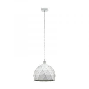 Vit modern fönsterlampa stål, Silva