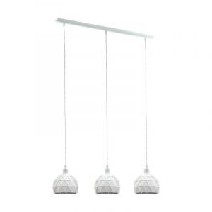 Vit modern fönsterlampa stål, Silva