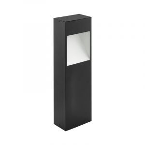 Antracit modern utelampa aluminium, Elvi, 10W, 3000K LED, IP44