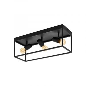 Svart industri plafond stål, Tyrza