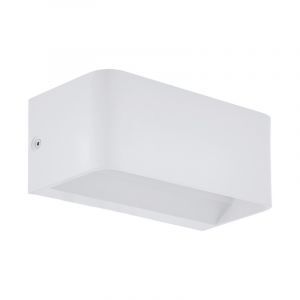 Vit vägglampa aluminium, Tjalle, 10W, 3000K LED