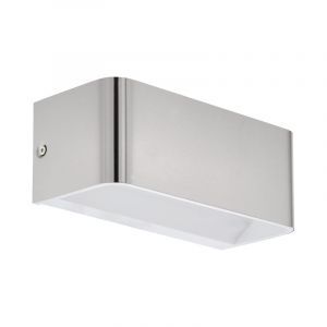 Nickel vägglampa aluminium, Tjalle, 10W, 3000K LED