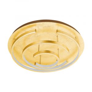 Guld modern plafond stål, Sameer, 24W, 3000K LED