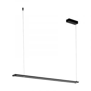 Svart modern fönsterlampa aluminium, Guilliano, 27W, 3000K LED