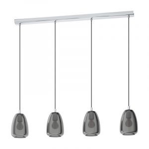 Krom design fönsterlampa glas, Fredericus