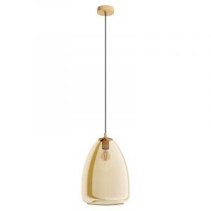 Bärnstensfärgad design fönsterlampa glas, Fredericus